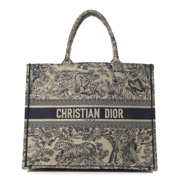 CHRISTIAN DIOR Canvas Embroidered Large Dioriviera...