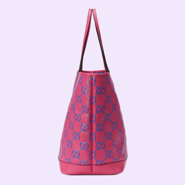 GG large embossed tote bag