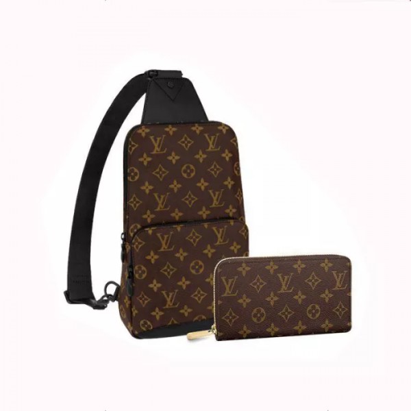 LOUIS VUITTON Louis Vuitton Avenue sling bag long ...