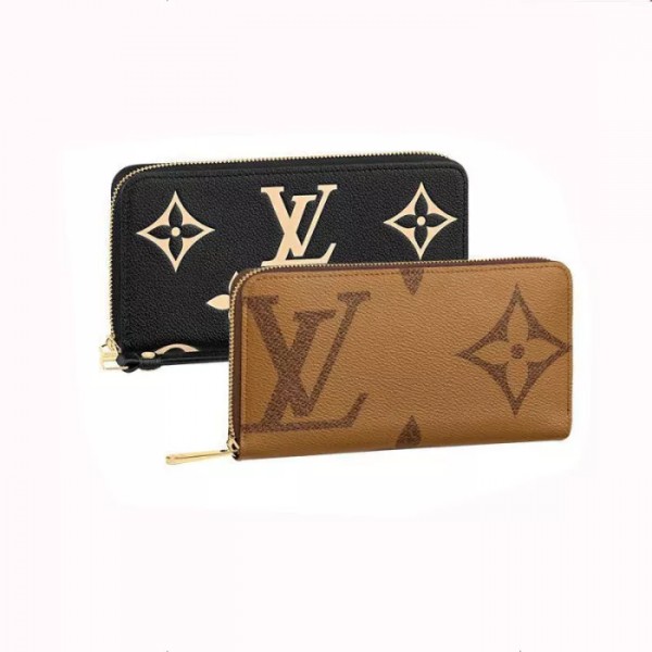 LOUIS VUITTON Zippy wallet long wallet 2-piece set...