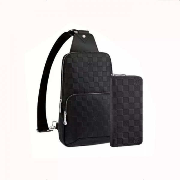 LOUIS VUITTON Discovery Backpack Long Wallet 2 Pie...