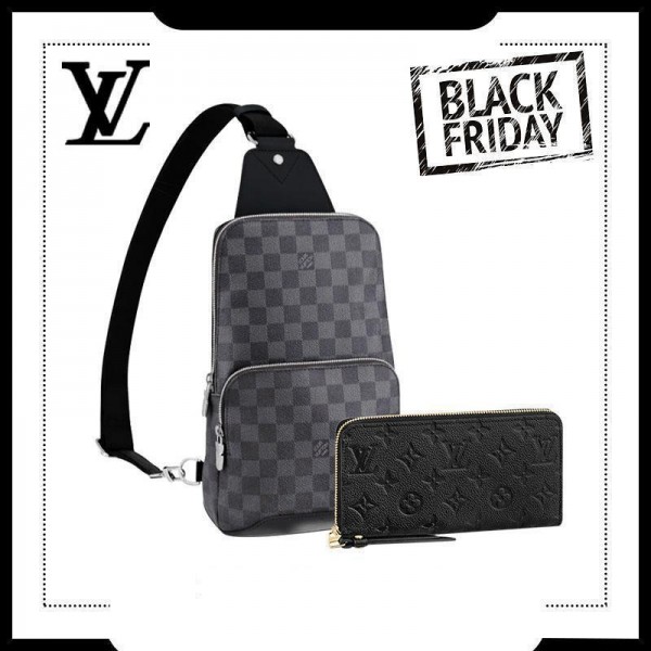 LOUIS VUITTON Avenue sling bag long wallet 2-piece set deals Ref:N41719+M61864